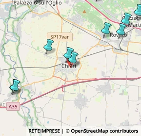Mappa Viale Francesco Bonatelli, 25032 Chiari BS, Italia (6.20429)