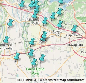 Mappa Viale Francesco Bonatelli, 25032 Chiari BS, Italia (9.2035)