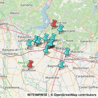 Mappa Via dell'Arte, 25039 Travagliato BS, Italia (9.014)
