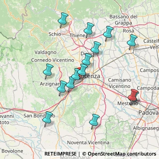 Mappa Via Cima XII, 36051 Creazzo VI, Italia (15.73933)