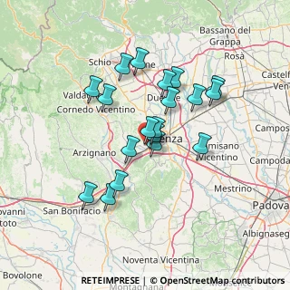 Mappa Via Cima XII, 36051 Creazzo VI, Italia (11.82)