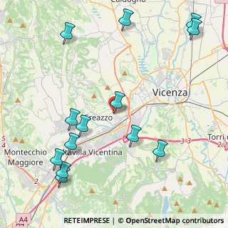 Mappa Via Cima XII, 36051 Creazzo VI, Italia (5.21615)