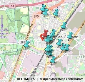 Mappa Via Damiano Chiesa, 20099 Sesto San Giovanni MI, Italia (0.8085)