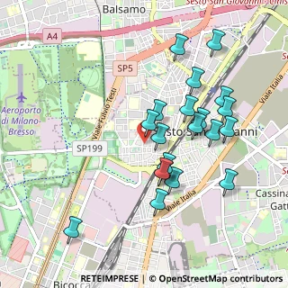 Mappa Via Francesco Baracca, 20099 Sesto San Giovanni MI, Italia (0.9185)