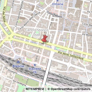 Mappa Via Vittorio Emanuele II, 41-29, 25122 Brescia, Brescia (Lombardia)