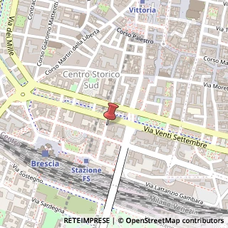 Mappa Via Romanino Gerolamo, 1, 25122 Brescia, Brescia (Lombardia)