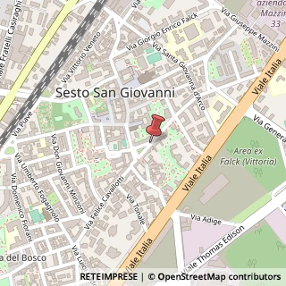 Mappa Via Puricelli Guerra,  22, 20099 Sesto San Giovanni, Milano (Lombardia)