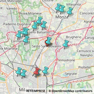 Mappa Via Alfredo Oriani, 20099 Sesto San Giovanni MI, Italia (4.73778)