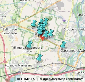 Mappa Via Cascina S. Emilio, 20065 Inzago MI, Italia (0.969)