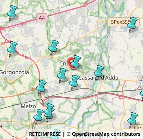 Mappa Via Cascina S. Emilio, 20065 Inzago MI, Italia (6.408)