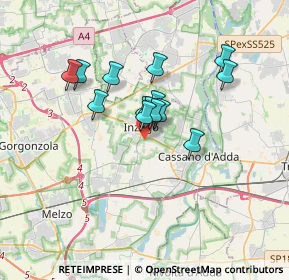 Mappa Via Cascina S. Emilio, 20065 Inzago MI, Italia (2.51714)