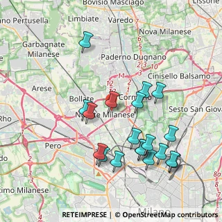 Mappa Via Nino Bixio, 20026 Novate Milanese MI, Italia (4.04368)