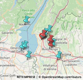 Mappa Strada Preela Zanoni, 37010 Cavaion veronese VR, Italia (9.22286)