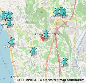 Mappa Strada Preela Zanoni, 37010 Cavaion veronese VR, Italia (2.79364)