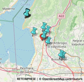 Mappa Strada Preela Zanoni, 37010 Cavaion veronese VR, Italia (6.75286)