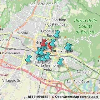 Mappa Via Antonio Callegari, 25121 Brescia BS, Italia (1.20846)