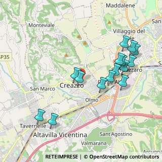 Mappa Via Caduti di Nassiriya, 36051 Creazzo VI, Italia (2.06533)