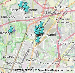 Mappa Via Piave, 20099 Sesto San Giovanni MI, Italia (1.59091)