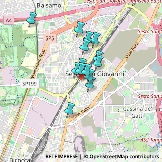 Mappa Piazza della Repubblica, 20099 Sesto San Giovanni MI, Italia (0.625)