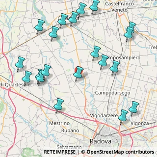 Mappa Via Argine Basso, 35016 Piazzola sul Brenta PD, Italia (10.3195)