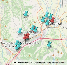 Mappa Via Treviso, 36051 Creazzo VI, Italia (3.5875)