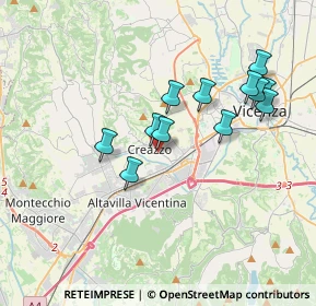 Mappa Via Treviso, 36051 Creazzo VI, Italia (3.315)