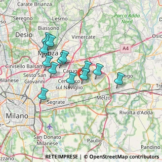 Mappa Via Genova, 20060 Bussero MI, Italia (6.38143)