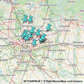 Mappa Via Genova, 20060 Bussero MI, Italia (10.51357)