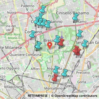Mappa Via Antonio Pacinotti, 20091 Bresso MI, Italia (2.065)