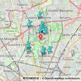 Mappa Via Antonio Pacinotti, 20091 Bresso MI, Italia (1.36154)