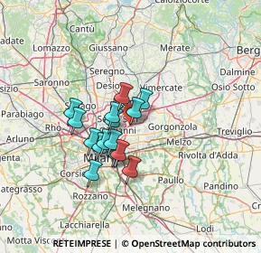 Mappa Via Giuseppe Mazzini, 20093 Cologno Monzese MI, Italia (9.54867)