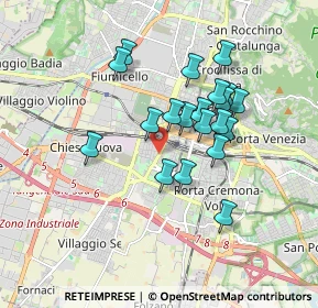 Mappa Via Nisida, 25125 Brescia BS, Italia (1.4715)