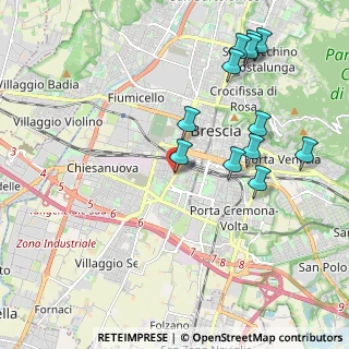 Mappa Via Nisida, 25125 Brescia BS, Italia (2.20167)