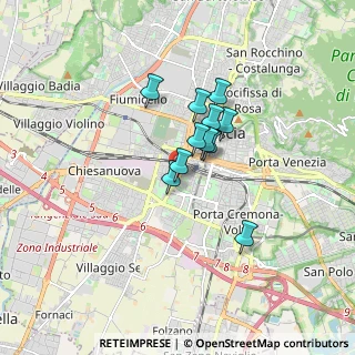 Mappa Via Nisida, 25125 Brescia BS, Italia (1.14273)