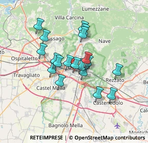 Mappa Via Nisida, 25125 Brescia BS, Italia (5.43842)