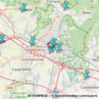 Mappa Via Nisida, 25125 Brescia BS, Italia (5.02545)