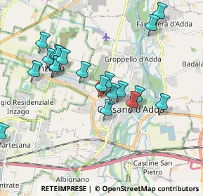 Mappa Piazzale Pietro Gobetti, 20062 Cassano d'Adda MI, Italia (1.86)