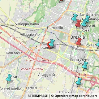 Mappa Via Varese, 25125 Brescia BS, Italia (3.26182)