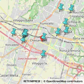Mappa Via Varese, 25125 Brescia BS, Italia (2.25917)