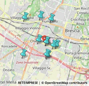 Mappa Via Varese, 25125 Brescia BS, Italia (1.34182)