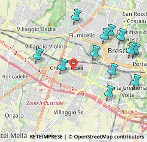 Mappa Via Varese, 25125 Brescia BS, Italia (2.27667)