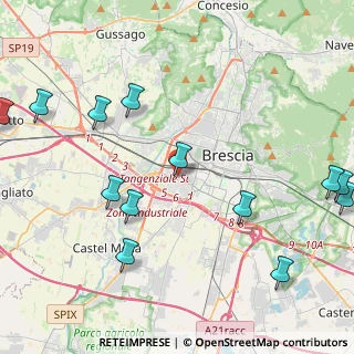 Mappa Via Varese, 25125 Brescia BS, Italia (5.51615)