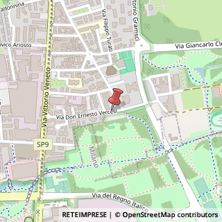 Mappa Via Don Ernesto Vercesi,  26, 20091 Bresso, Milano (Lombardia)
