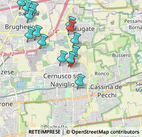 Mappa Via Gorizia, 20063 Cernusco sul Naviglio MI, Italia (2.11357)