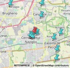 Mappa Via Gorizia, 20063 Cernusco sul Naviglio MI, Italia (1.86231)