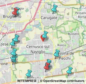 Mappa Via Gorizia, 20063 Cernusco sul Naviglio MI, Italia (2.77188)