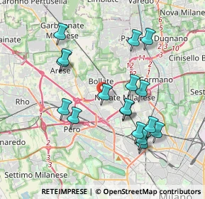 Mappa Via Carso, 20021 Baranzate MI, Italia (3.64706)