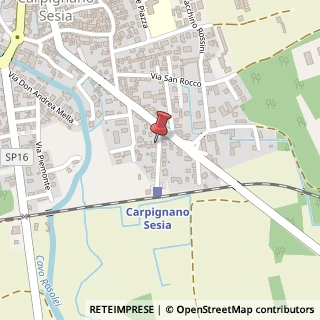 Mappa Via Cinque Martiri, 2, 28064 Carpignano Sesia, Novara (Piemonte)