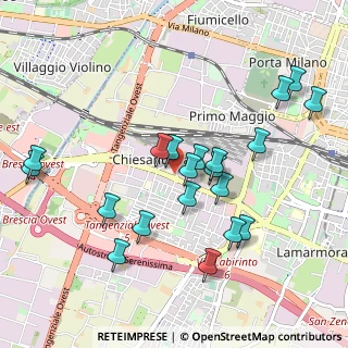 Mappa Via Orzinuovi, 25125 Brescia BS, Italia (0.9865)