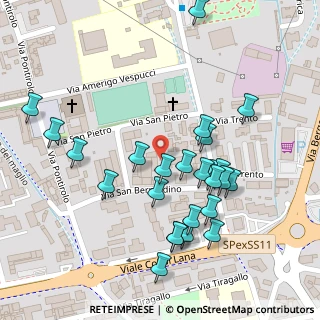 Mappa Via S. Bernardino da Siena, 24047 Treviglio BG, Italia (0.128)